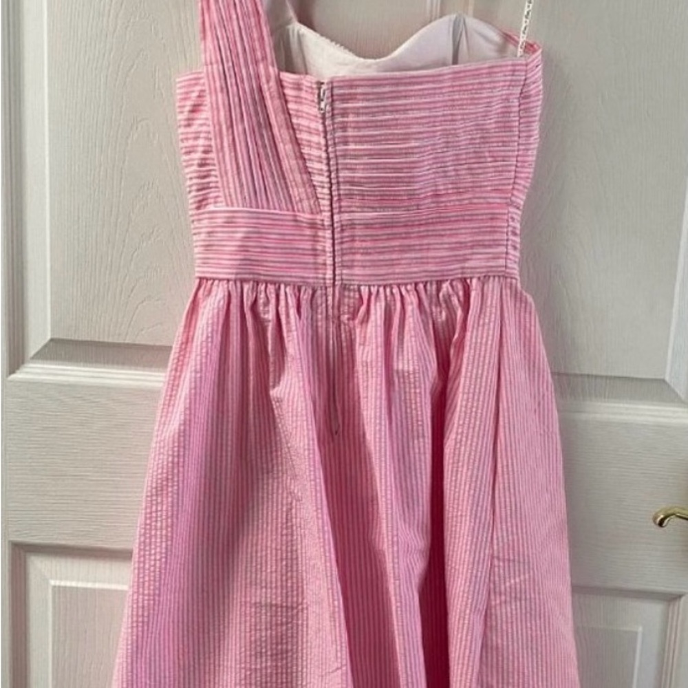 Lilly Pulitzer Pink One-Shoulder Dress - Picture 4 of 6